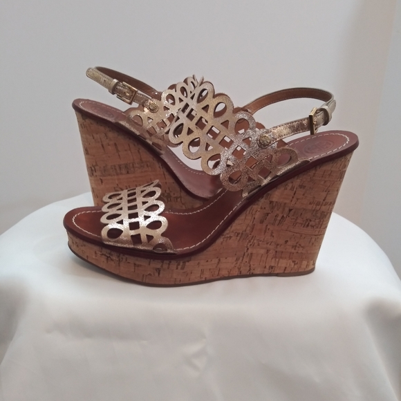 Tory Burch nori wedge sandals - Picture 5 of 7